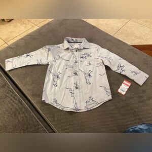 Car & Jack boys button up shirt - size XS 4/5